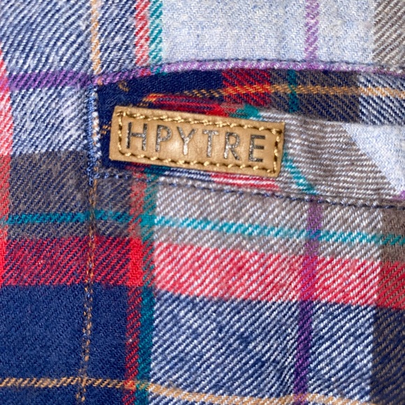 HIPPY TREE NOMAD DIVISION Flannel PLAID SHORT SLEEVE SHIRT MENS 2XLSURF&STONE - Picture 5 of 10